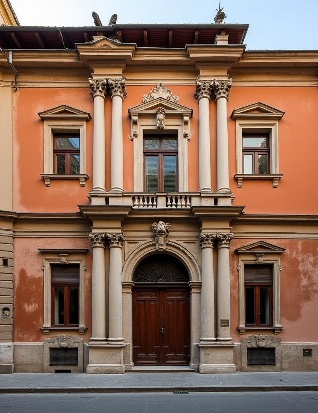 Facciata restaurata di Palazzo Trastevere