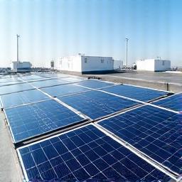 Pannelli solari installati su un tetto